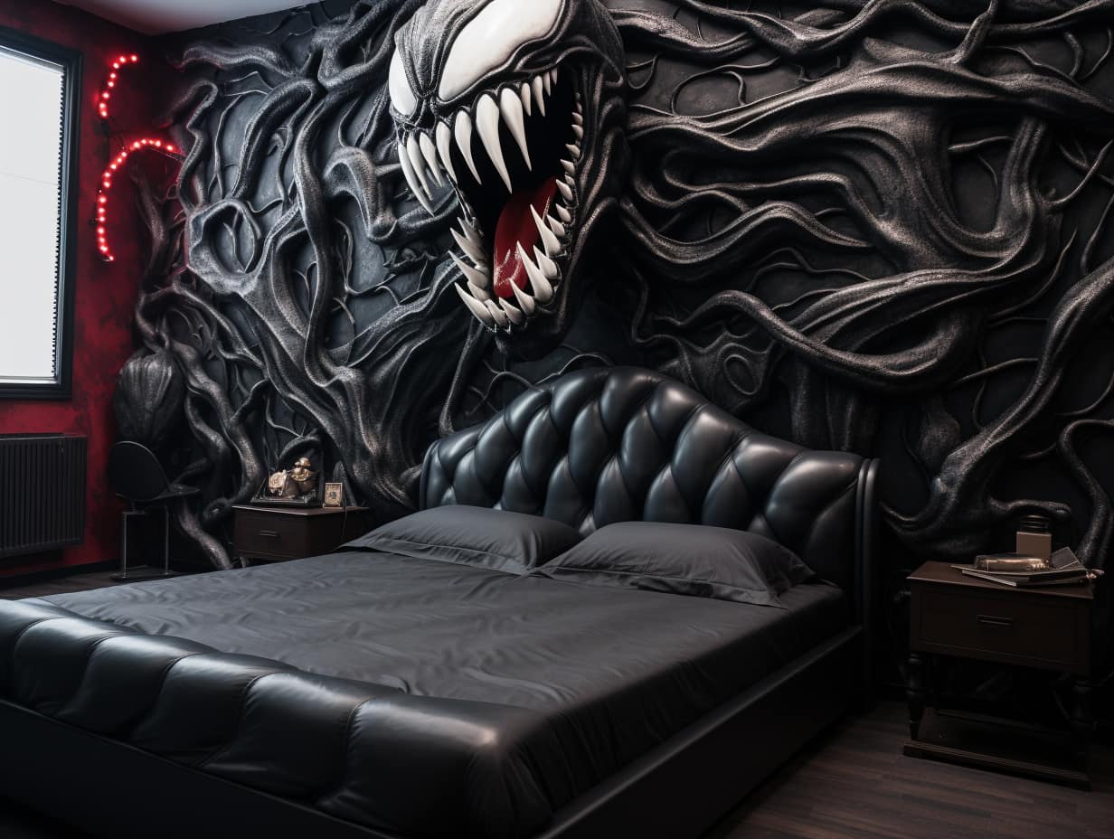 Marvel themed bedrooms made with Midjourney! Which one would you like to stay the night at.