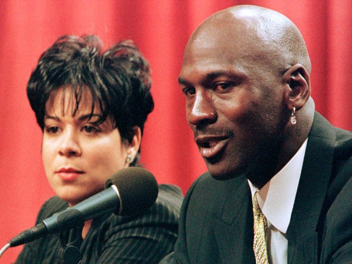 Basketball legend Michael Jordan is the first athlete in the world to become a billionaire