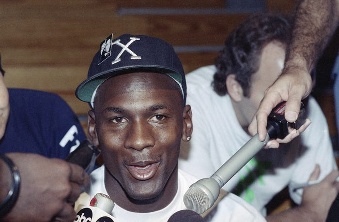 Basketball legend Michael Jordan is the first athlete in the world to become a billionaire