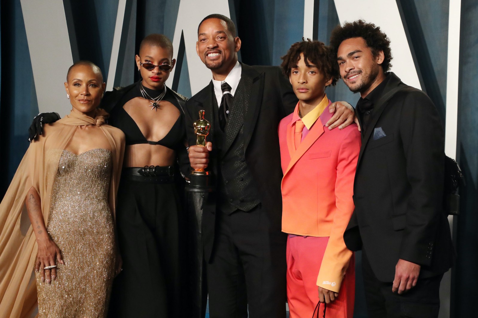 Will Smith's 3 Kids Support Dad at Vanity Fair Party After Oscars Drama