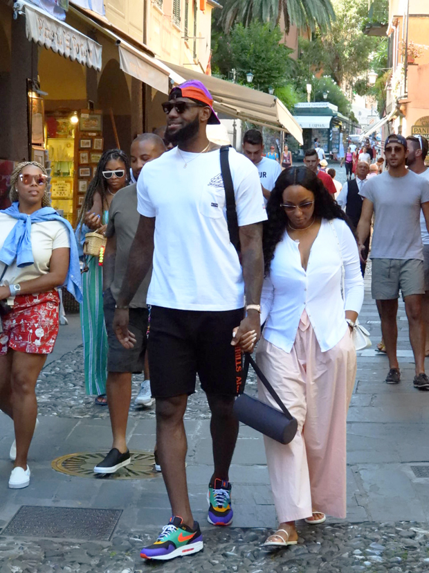 Lebron james and Savannah James' romantic Italian getaway is filled with fashion inspiration