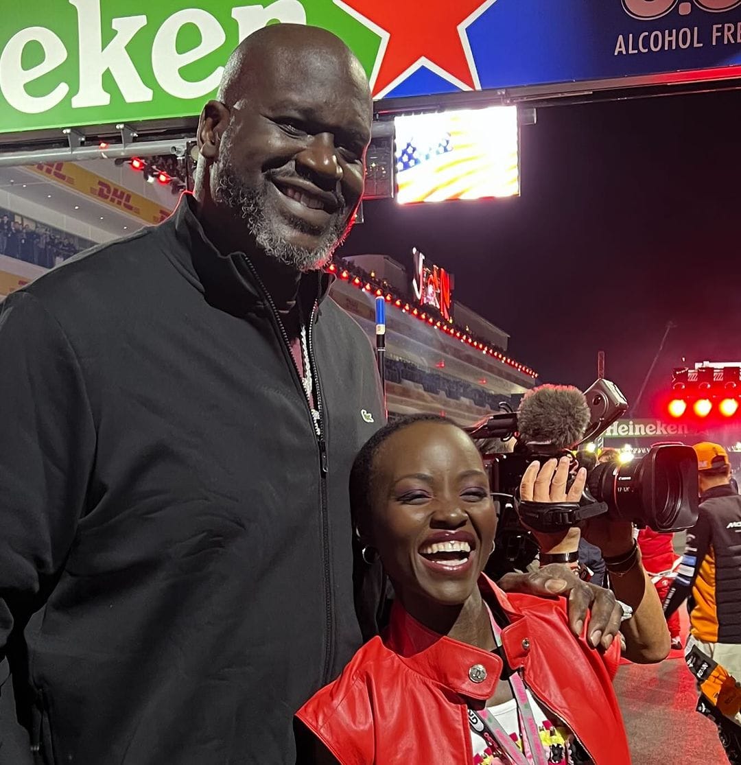 Legendary Encounter: Shaquille O’Neal’s Joyful ‘YES’ Moment Meeting ‘Black Panther’ Star Lupita Nyong’o