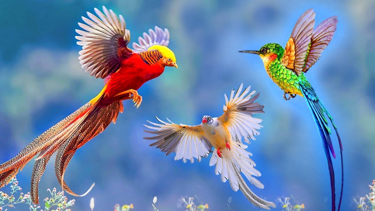 1 hour with birds | 10 Most Beautiful Birds on Planet Earth | Most Stunningly Beautiful Birds video - YouTube