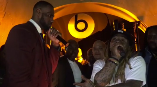 LeBron James Reunites Hot Boys At “Beats x NOLA” Event In New Orleans, Lil Wayne Wasn't Feeling The Crowd At First [Videos]