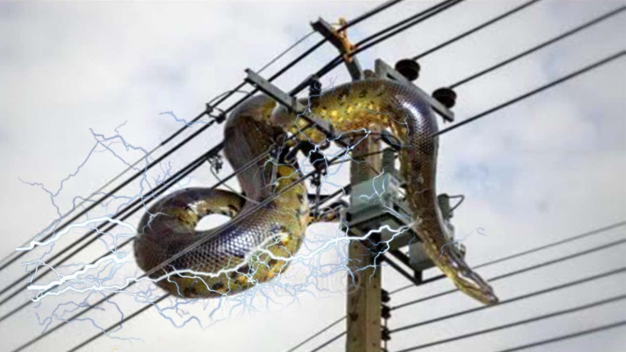 DANGEROUS! Python And Thousands Of Wild Animals Trapped On High Voltage  Power Lines - Rescue Animals - YouTube