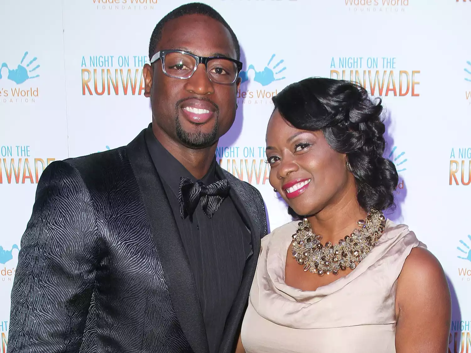 Dwyane Wade and Tragil Wade attend A Night on the RunWade For Wades World Foundation on September 27, 2012.