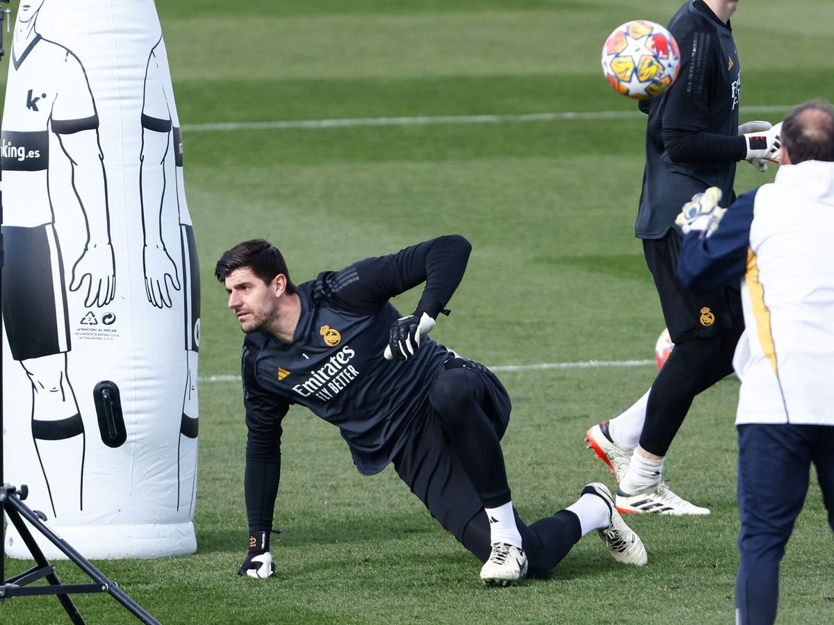 Mazazo en el Real Madrid por el menisco roto de Thibaut Courtois en la  rodilla derecha