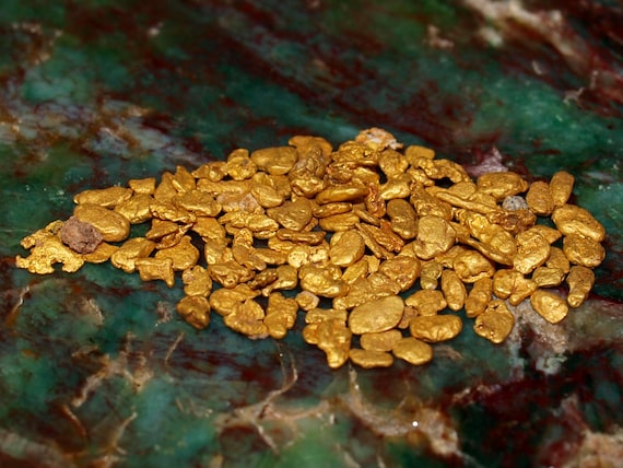 Arizona Gold Nuggets Authentic Natural Placer Gold Coarse - Etsy