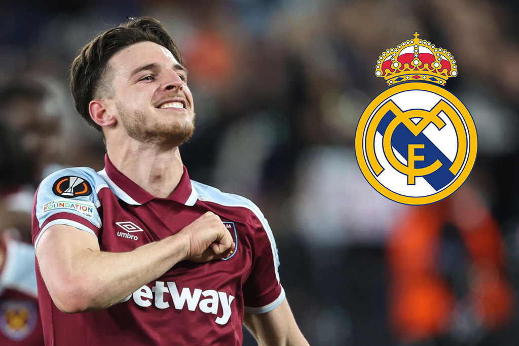 Real Madrid phá MU vụ chuyển nhượng Declan Rice