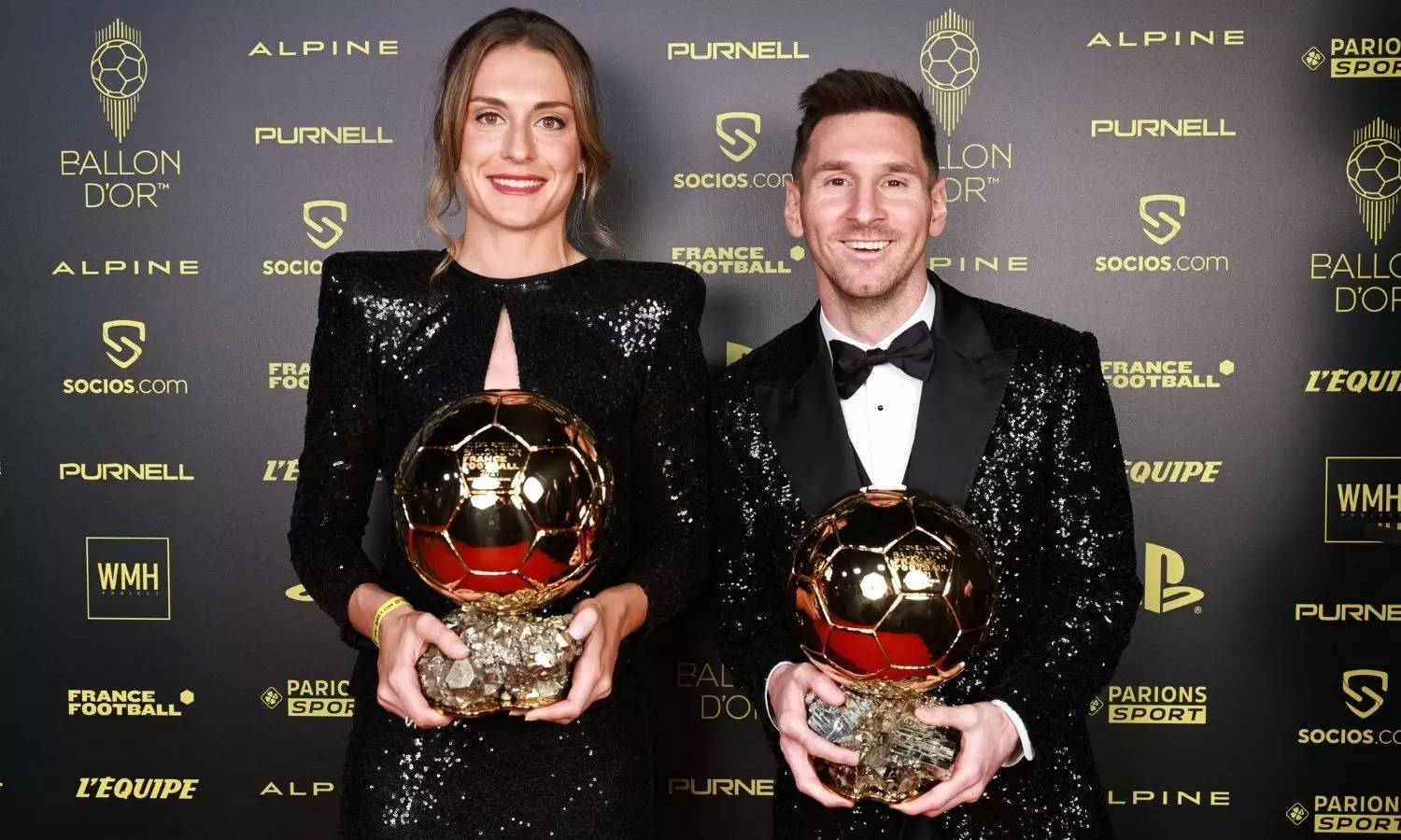 Football: Lionel Messi and Alexia Putellas win the 2021 Ballon d'Or award