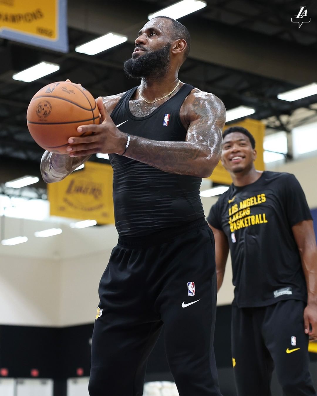 In preparation for the upcoming season with the Lakers, Rui Hachimura has been practicing like LeBron James