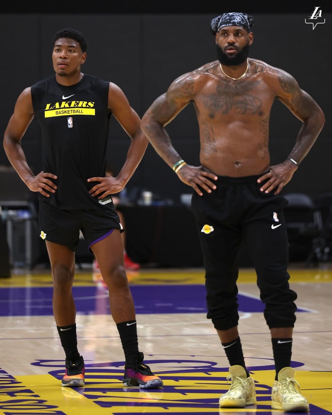 In preparation for the upcoming season with the Lakers, Rui Hachimura has been practicing like LeBron James